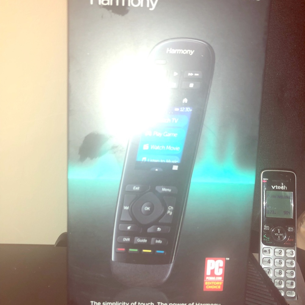 Harmony remote limited one. Used a few times